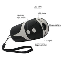 Load image into Gallery viewer, RC-534 Handheld Portable Ultrasonic Dog Repeller with LED Lights, RC-534