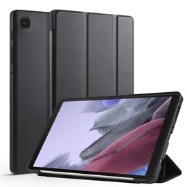 3-folding Horizontal Flip Honeycomb TPU Shockproof + PU Leather Case with Holder, For Samsung Galaxy Tab A7 Lite T225