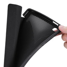 Load image into Gallery viewer, 3-folding Horizontal Flip Honeycomb TPU Shockproof + PU Leather Case with Holder, For Samsung Galaxy Tab A7 Lite T225