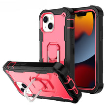 Load image into Gallery viewer, PC + Rubber 3-layers Shockproof Protective Case with Rotating Holder, For iPhone 13 mini, For iPhone 13, For iPhone 13 Pro, For iPhone 13 Pro Max