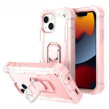 Load image into Gallery viewer, PC + Rubber 3-layers Shockproof Protective Case with Rotating Holder, For iPhone 13 mini, For iPhone 13, For iPhone 13 Pro, For iPhone 13 Pro Max