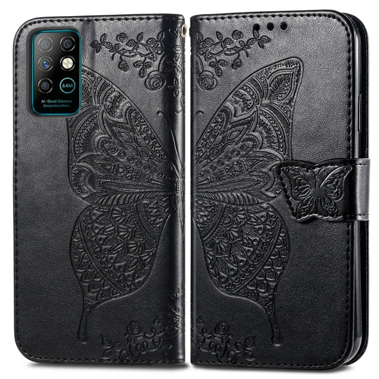 Butterfly Love Flowers Embossed Horizontal Flip Leather Case with Holder & Card Slots & Wallet & Lanyard, For Infinix Note 8, For Infinix Note 10, For vivo IQOO Neo 3, For LG Velvet 2 Pro, For Motorola Edge 20 Pro, For OPPO Reno 6Z