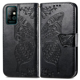 Butterfly Love Flowers Embossed Horizontal Flip Leather Case with Holder & Card Slots & Wallet & Lanyard, For Infinix Note 8, For Infinix Note 10, For vivo IQOO Neo 3, For LG Velvet 2 Pro, For Motorola Edge 20 Pro, For OPPO Reno 6Z