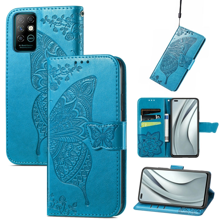 Butterfly Love Flowers Embossed Horizontal Flip Leather Case with Holder & Card Slots & Wallet & Lanyard, For Infinix Note 8, For Infinix Note 10, For vivo IQOO Neo 3, For LG Velvet 2 Pro, For Motorola Edge 20 Pro, For OPPO Reno 6Z