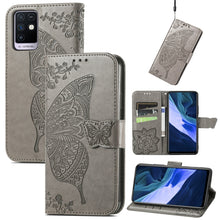 Load image into Gallery viewer, Butterfly Love Flowers Embossed Horizontal Flip Leather Case with Holder &amp; Card Slots &amp; Wallet &amp; Lanyard, For Infinix Note 8, For Infinix Note 10, For vivo IQOO Neo 3, For LG Velvet 2 Pro, For Motorola Edge 20 Pro, For OPPO Reno 6Z