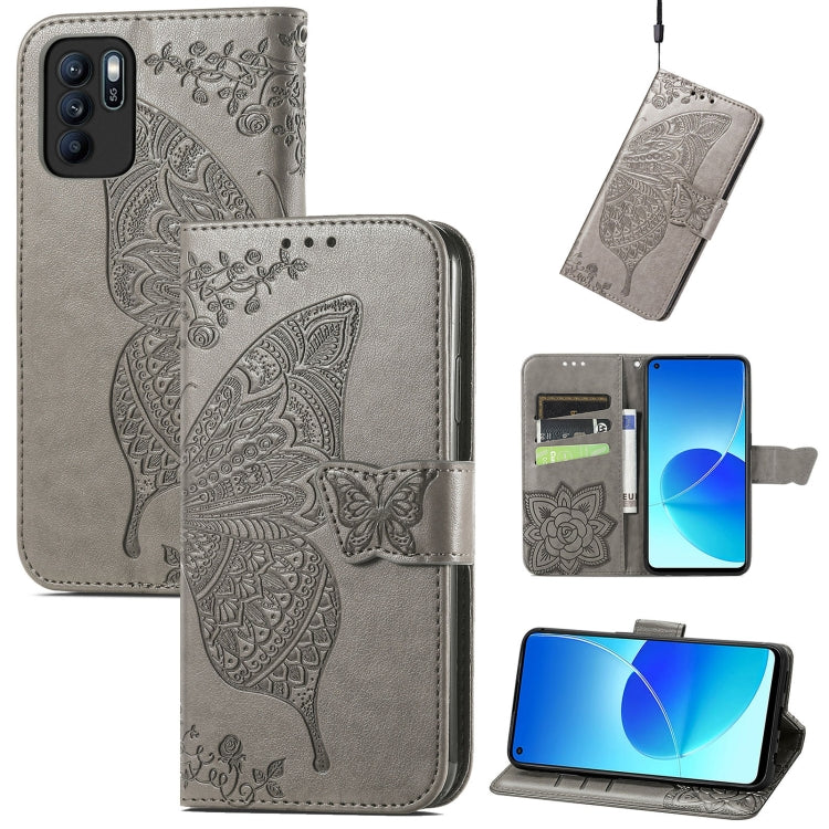 Butterfly Love Flowers Embossed Horizontal Flip Leather Case with Holder & Card Slots & Wallet & Lanyard, For Infinix Note 8, For Infinix Note 10, For vivo IQOO Neo 3, For LG Velvet 2 Pro, For Motorola Edge 20 Pro, For OPPO Reno 6Z