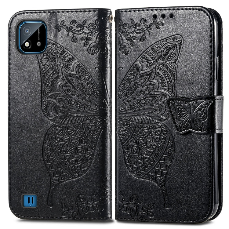 Butterfly Love Flowers Embossed Horizontal Flip Leather Case with Holder & Card Slots & Wallet & Lanyard, For OPPO Realme C20, For vivo S7e, For vivo S10 / S10 Pro, For vivo V20 2021, For Wiko Y61, For Xiaomi Redmi 10