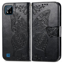 Load image into Gallery viewer, Butterfly Love Flowers Embossed Horizontal Flip Leather Case with Holder &amp; Card Slots &amp; Wallet &amp; Lanyard, For OPPO Realme C20, For vivo S7e, For vivo S10 / S10 Pro, For vivo V20 2021, For Wiko Y61, For Xiaomi Redmi 10