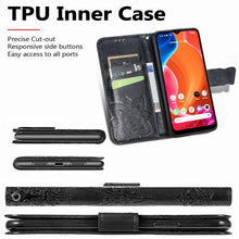 Load image into Gallery viewer, Butterfly Love Flowers Embossed Horizontal Flip Leather Case with Holder &amp; Card Slots &amp; Wallet &amp; Lanyard, For OPPO Realme C20, For vivo S7e, For vivo S10 / S10 Pro, For vivo V20 2021, For Wiko Y61, For Xiaomi Redmi 10