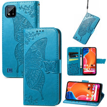 Load image into Gallery viewer, Butterfly Love Flowers Embossed Horizontal Flip Leather Case with Holder &amp; Card Slots &amp; Wallet &amp; Lanyard, For OPPO Realme C20, For vivo S7e, For vivo S10 / S10 Pro, For vivo V20 2021, For Wiko Y61, For Xiaomi Redmi 10