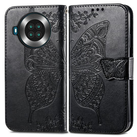 Butterfly Love Flowers Embossed Horizontal Flip Leather Case with Holder & Card Slots & Wallet & Lanyard, For CUBOT Note 20, For Nokia C01 Plus, For Nokia XR20, For Oukitel C21, For OnePlus Nord 2 5G, For ZTE Blade A51, For ZTE Blade A71