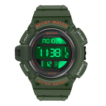 Load image into Gallery viewer, SANDA 2106 LED Digital Display Luminous Alarm Clock Men Outdoor Sports Electronic Watch