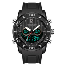 Load image into Gallery viewer, SANDA 3106 Dual Digital Display Men Outdoor Sports Luminous Shockproof Electronic Watch