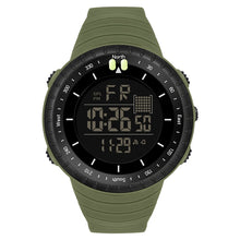 Load image into Gallery viewer, SANDA 6071 Three-split Screen LED Digital Display Luminous Stopwatch Timing Multifunctional Men Sports Electronic Watch