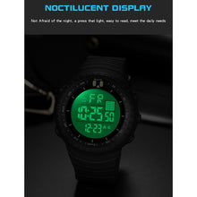 Load image into Gallery viewer, SANDA 6071 Three-split Screen LED Digital Display Luminous Stopwatch Timing Multifunctional Men Sports Electronic Watch