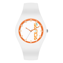 Load image into Gallery viewer, SANDA 6076 Simple Scale Round Dial Ladies Silicone Strap Quartz Watch