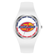 Load image into Gallery viewer, SANDA 6077 Simple Icon Round Dial Ladies Silicone Strap Quartz Watch