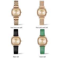 Load image into Gallery viewer, SANDA P1098 Simple Bar Scale Oval Dial Quartz Watch for Women