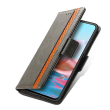 Load image into Gallery viewer, CaseNeo Business Splicing Dual Magnetic Buckle Horizontal Flip PU Leather Case with Holder &amp; Card Slots &amp; Wallet, For Xiaomi Redmi Note 10, For Xiaomi Redmi Note 10 5G, For Xiaomi Redmi 10, For Xiaomi Redmi K40 Gaming, For Samsung Galaxy A52 5G        ...