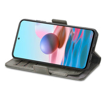 Load image into Gallery viewer, CaseNeo Business Splicing Dual Magnetic Buckle Horizontal Flip PU Leather Case with Holder &amp; Card Slots &amp; Wallet, For Xiaomi Redmi Note 10, For Xiaomi Redmi Note 10 5G, For Xiaomi Redmi 10, For Xiaomi Redmi K40 Gaming, For Samsung Galaxy A52 5G        ...