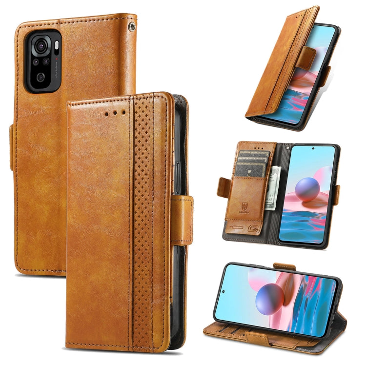 CaseNeo Business Splicing Dual Magnetic Buckle Horizontal Flip PU Leather Case with Holder & Card Slots & Wallet, For Xiaomi Redmi Note 10, For Xiaomi Redmi Note 10 5G, For Xiaomi Redmi 10, For Xiaomi Redmi K40 Gaming, For Samsung Galaxy A52 5G        ...