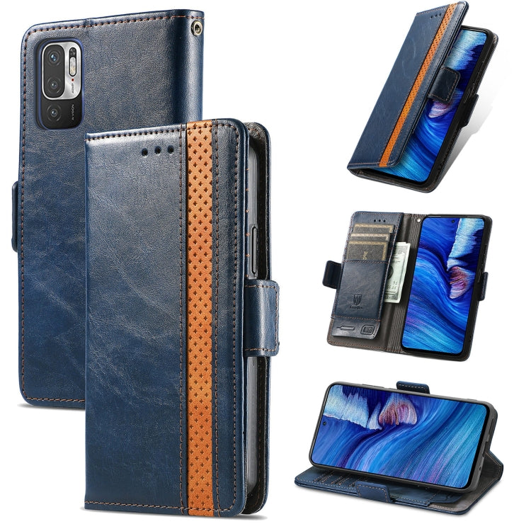CaseNeo Business Splicing Dual Magnetic Buckle Horizontal Flip PU Leather Case with Holder & Card Slots & Wallet, For Xiaomi Redmi Note 10, For Xiaomi Redmi Note 10 5G, For Xiaomi Redmi 10, For Xiaomi Redmi K40 Gaming, For Samsung Galaxy A52 5G        ...