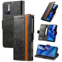 Load image into Gallery viewer, CaseNeo Business Splicing Dual Magnetic Buckle Horizontal Flip PU Leather Case with Holder &amp; Card Slots &amp; Wallet, For Xiaomi Redmi Note 10, For Xiaomi Redmi Note 10 5G, For Xiaomi Redmi 10, For Xiaomi Redmi K40 Gaming, For Samsung Galaxy A52 5G        ...