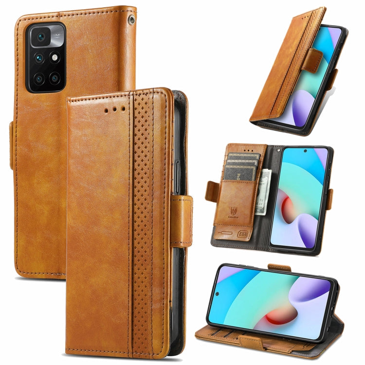 CaseNeo Business Splicing Dual Magnetic Buckle Horizontal Flip PU Leather Case with Holder & Card Slots & Wallet, For Xiaomi Redmi Note 10, For Xiaomi Redmi Note 10 5G, For Xiaomi Redmi 10, For Xiaomi Redmi K40 Gaming, For Samsung Galaxy A52 5G        ...