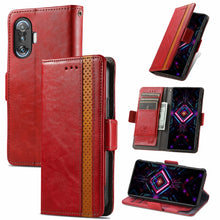 Load image into Gallery viewer, CaseNeo Business Splicing Dual Magnetic Buckle Horizontal Flip PU Leather Case with Holder &amp; Card Slots &amp; Wallet, For Xiaomi Redmi Note 10, For Xiaomi Redmi Note 10 5G, For Xiaomi Redmi 10, For Xiaomi Redmi K40 Gaming, For Samsung Galaxy A52 5G        ...