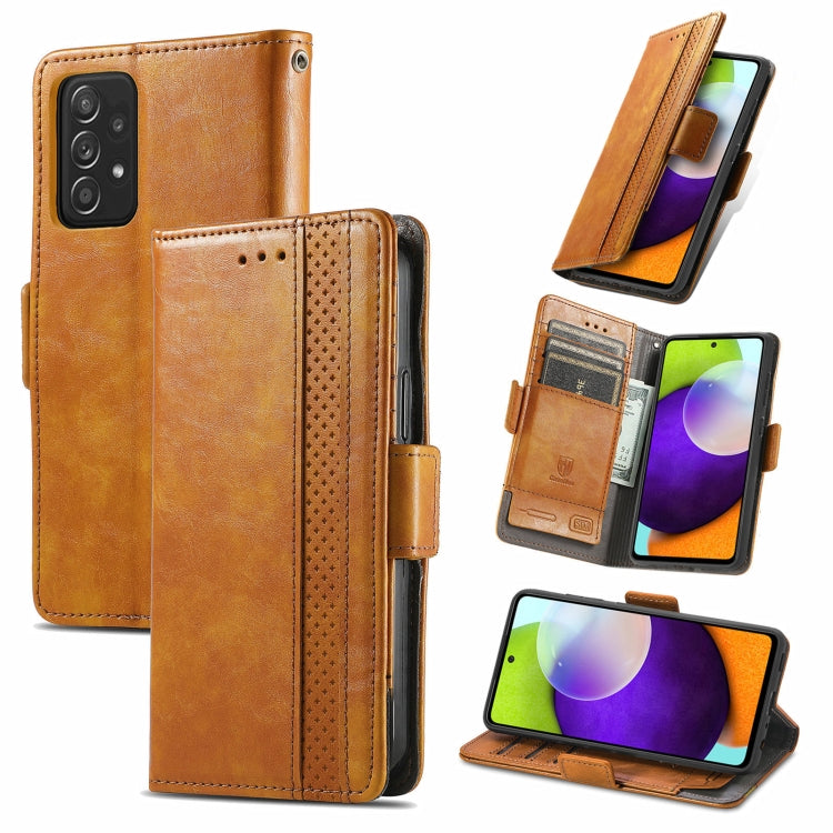CaseNeo Business Splicing Dual Magnetic Buckle Horizontal Flip PU Leather Case with Holder & Card Slots & Wallet, For Xiaomi Redmi Note 10, For Xiaomi Redmi Note 10 5G, For Xiaomi Redmi 10, For Xiaomi Redmi K40 Gaming, For Samsung Galaxy A52 5G        ...