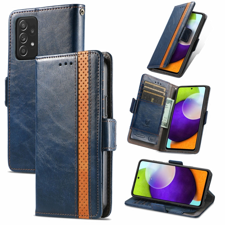 CaseNeo Business Splicing Dual Magnetic Buckle Horizontal Flip PU Leather Case with Holder & Card Slots & Wallet, For Xiaomi Redmi Note 10, For Xiaomi Redmi Note 10 5G, For Xiaomi Redmi 10, For Xiaomi Redmi K40 Gaming, For Samsung Galaxy A52 5G        ...