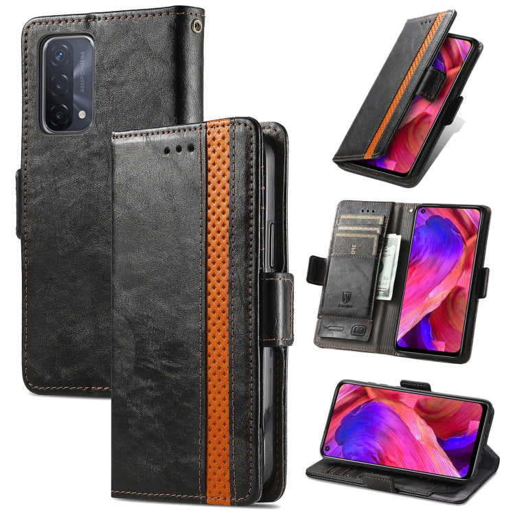 CaseNeo Business Splicing Dual Magnetic Buckle Horizontal Flip PU Leather Case with Holder & Card Slots & Wallet, For Xiaomi Redmi Note 10, For Xiaomi Redmi Note 10 5G, For Xiaomi Redmi 10, For Xiaomi Redmi K40 Gaming, For Samsung Galaxy A52 5G        ...