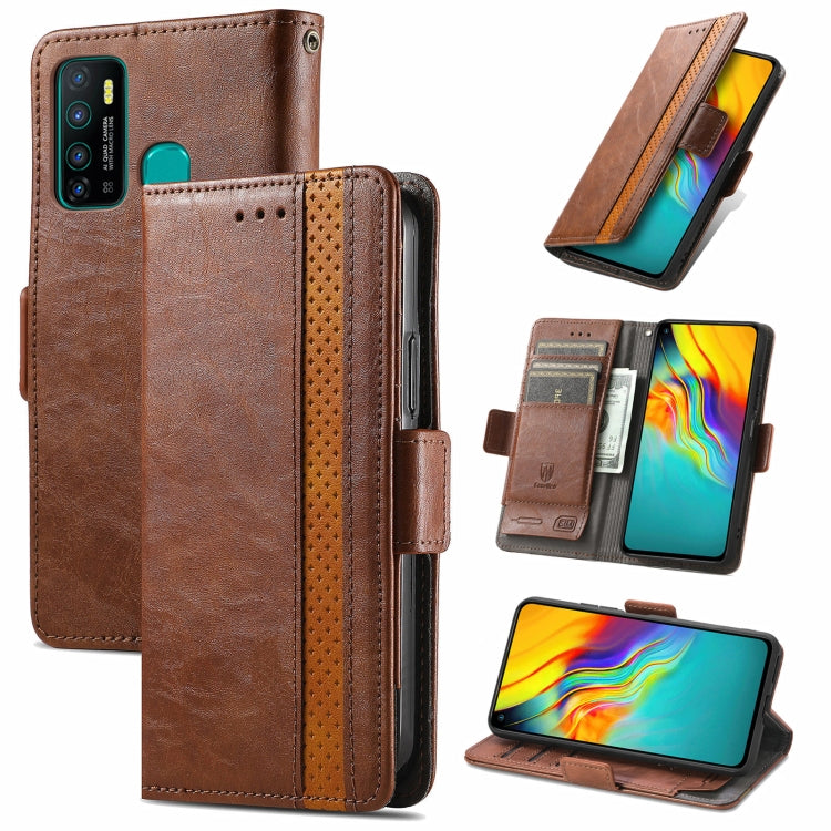 CaseNeo Business Splicing Dual Magnetic Buckle Horizontal Flip PU Leather Case with Holder & Card Slots & Wallet, For Xiaomi Redmi Note 10, For Xiaomi Redmi Note 10 5G, For Xiaomi Redmi 10, For Xiaomi Redmi K40 Gaming, For Samsung Galaxy A52 5G        ...