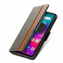 Load image into Gallery viewer, CaseNeo Business Splicing Dual Magnetic Buckle Horizontal Flip PU Leather Case with Holder &amp; Card Slots &amp; Wallet, For Doogee X96 Pro, For iPhone XR, For Xiaomi Redmi Note 10 JP Edition