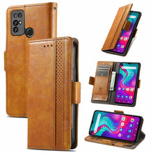 Load image into Gallery viewer, CaseNeo Business Splicing Dual Magnetic Buckle Horizontal Flip PU Leather Case with Holder &amp; Card Slots &amp; Wallet, For Doogee X96 Pro, For iPhone XR, For Xiaomi Redmi Note 10 JP Edition