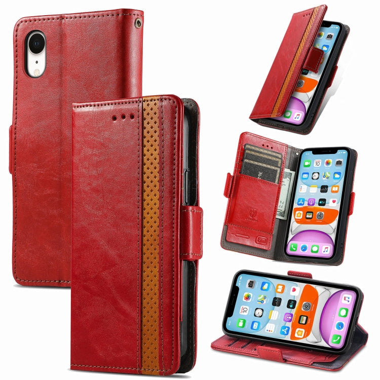 CaseNeo Business Splicing Dual Magnetic Buckle Horizontal Flip PU Leather Case with Holder & Card Slots & Wallet, For Doogee X96 Pro, For iPhone XR, For Xiaomi Redmi Note 10 JP Edition