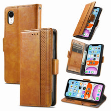 Load image into Gallery viewer, CaseNeo Business Splicing Dual Magnetic Buckle Horizontal Flip PU Leather Case with Holder &amp; Card Slots &amp; Wallet, For Doogee X96 Pro, For iPhone XR, For Xiaomi Redmi Note 10 JP Edition