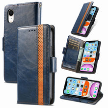Load image into Gallery viewer, CaseNeo Business Splicing Dual Magnetic Buckle Horizontal Flip PU Leather Case with Holder &amp; Card Slots &amp; Wallet, For Doogee X96 Pro, For iPhone XR, For Xiaomi Redmi Note 10 JP Edition
