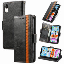 Load image into Gallery viewer, CaseNeo Business Splicing Dual Magnetic Buckle Horizontal Flip PU Leather Case with Holder &amp; Card Slots &amp; Wallet, For Doogee X96 Pro, For iPhone XR, For Xiaomi Redmi Note 10 JP Edition