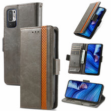 Load image into Gallery viewer, CaseNeo Business Splicing Dual Magnetic Buckle Horizontal Flip PU Leather Case with Holder &amp; Card Slots &amp; Wallet, For Doogee X96 Pro, For iPhone XR, For Xiaomi Redmi Note 10 JP Edition