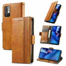 Load image into Gallery viewer, CaseNeo Business Splicing Dual Magnetic Buckle Horizontal Flip PU Leather Case with Holder &amp; Card Slots &amp; Wallet, For Doogee X96 Pro, For iPhone XR, For Xiaomi Redmi Note 10 JP Edition