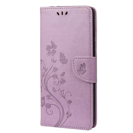 Butterfly Flower Pattern Horizontal Flip Leather Case with Holder & Card Slots & Wallet, For Wiko Power U30, For Xiaomi Redmi 10