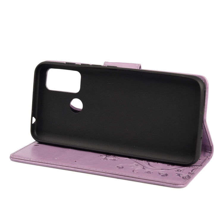 Butterfly Flower Pattern Horizontal Flip Leather Case with Holder & Card Slots & Wallet, For Wiko Power U30, For Xiaomi Redmi 10