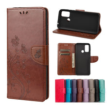 Load image into Gallery viewer, Butterfly Flower Pattern Horizontal Flip Leather Case with Holder &amp; Card Slots &amp; Wallet, For Wiko Power U30, For Xiaomi Redmi 10