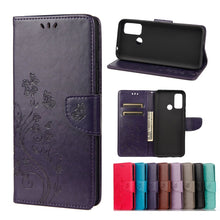 Load image into Gallery viewer, Butterfly Flower Pattern Horizontal Flip Leather Case with Holder &amp; Card Slots &amp; Wallet, For Wiko Power U30, For Xiaomi Redmi 10