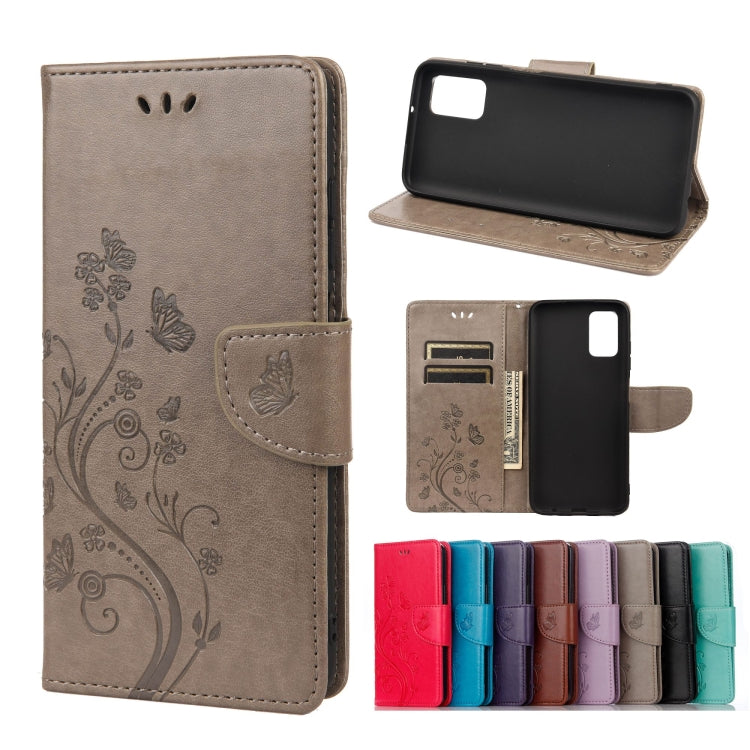 Butterfly Flower Pattern Horizontal Flip Leather Case with Holder & Card Slots & Wallet, For Wiko Power U30, For Xiaomi Redmi 10