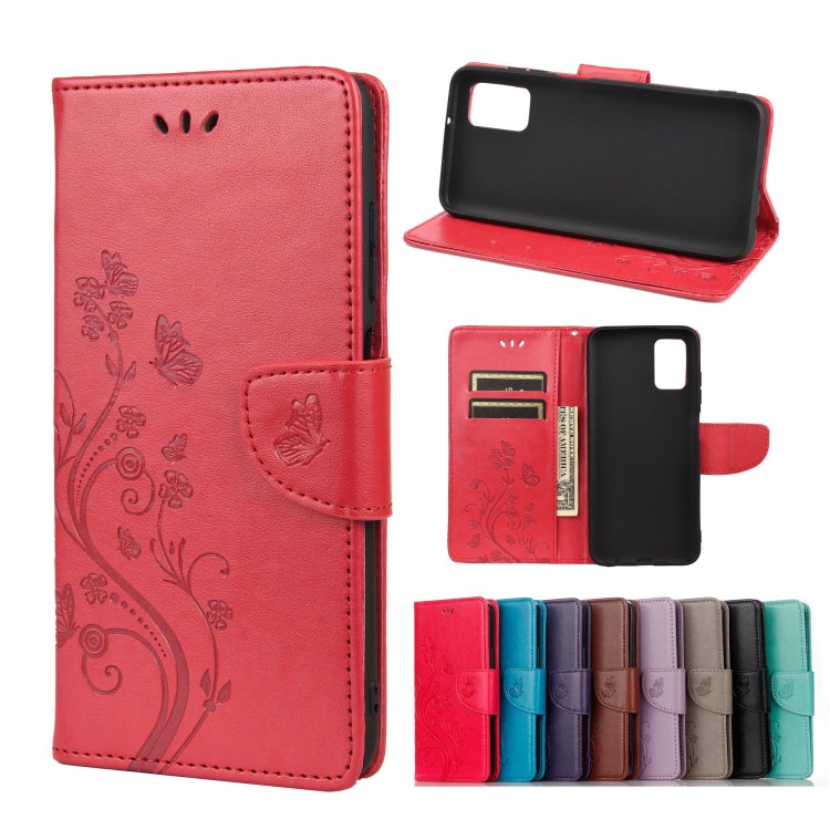 Butterfly Flower Pattern Horizontal Flip Leather Case with Holder & Card Slots & Wallet, For Wiko Power U30, For Xiaomi Redmi 10