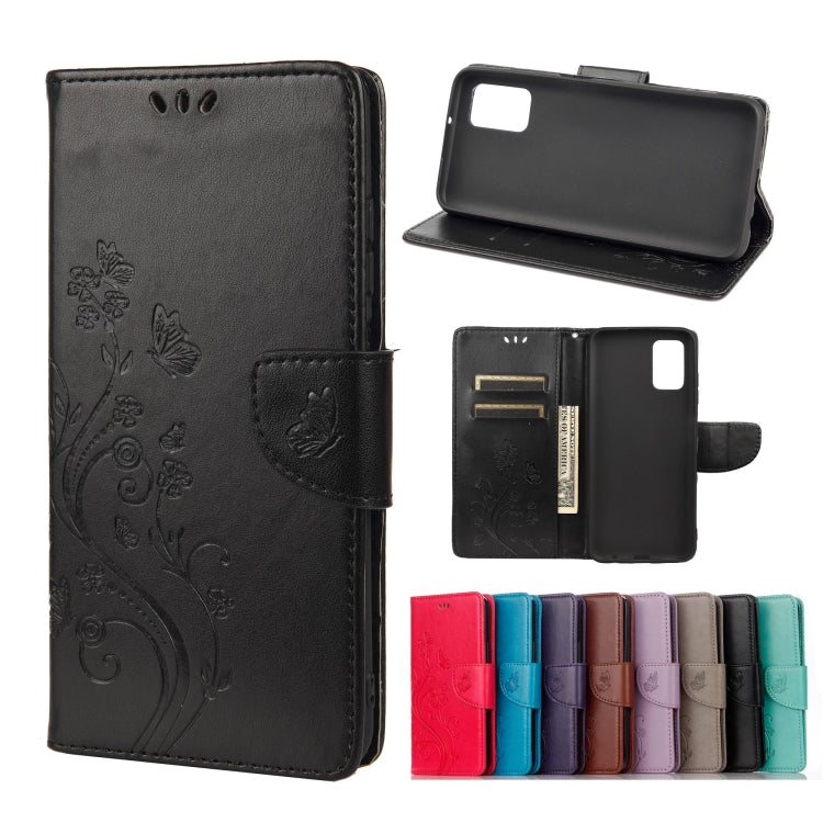 Butterfly Flower Pattern Horizontal Flip Leather Case with Holder & Card Slots & Wallet, For Wiko Power U30, For Xiaomi Redmi 10
