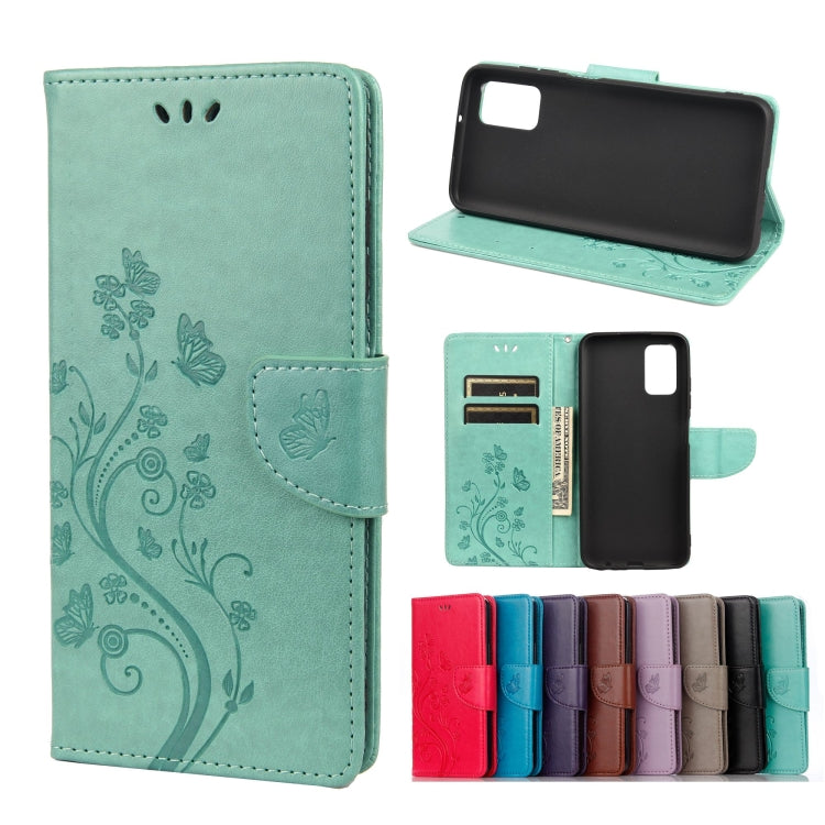 Butterfly Flower Pattern Horizontal Flip Leather Case with Holder & Card Slots & Wallet, For Wiko Power U30, For Xiaomi Redmi 10