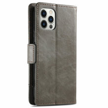 Load image into Gallery viewer, CaseNeo Business Splicing Dual Magnetic Buckle Horizontal Flip PU Leather Case with Holder &amp; Card Slots &amp; Wallet, For iPhone 13 Pro